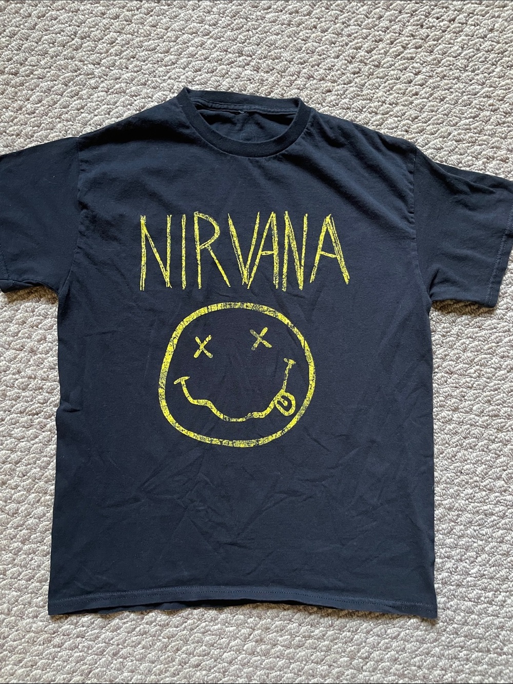 Nirvana band logo t shirt